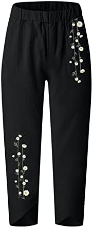 מכנסי טרקלין של אמיקאדום לנשים סתיו סתיו גרפיקה רופפת מכנסיים ישר מכנסי רגל ישר בגדים לבגדי ביגוד y5