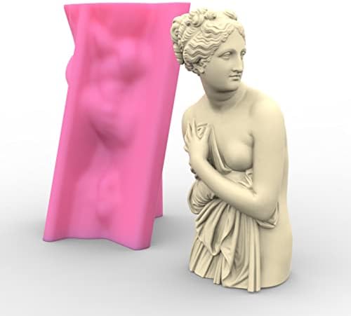 פוגון אישה גוף סיליקון עובש ארומתרפיה נרות עובש אלת אלת פסל גבס עובש גבס גבס לסבון נרות ייצור עיצוב בית