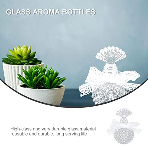 Doitool מזכוכית מיושנת זכוכית מתקן בושם בושם ריק בושם זכוכית בקבוק ארומתרפיה ארומתרפיה בקבוק ארומה מובלט מיכלי
