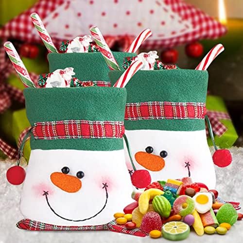 חג המולד המפלגה קישוט אספקת חג המולד שלג חבורה כיס סוכריות שקיות חג המולד שלג מתנת שקיות ילדים מתנות אירוע שולחנות