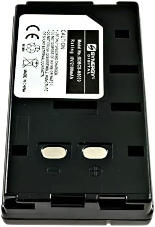 סוללת מצלמת וידיאו דיגיטלית של Synergy, התואמת ל- Fisher FVC-P750 מצלמת וידיאו, קיבולת גבוהה במיוחד, החלפה לסוללת Sony NP-55