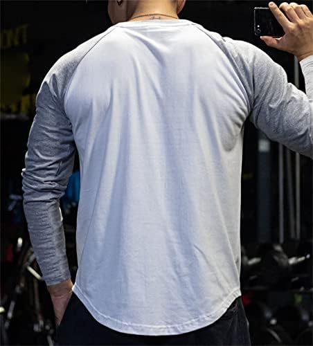 Andongnywell חולצות שרוול ארוך לגברים UPF 50+ UV הגנה על שמש חולצות אתלטיות דיג קמפינג אימוני כדורסל