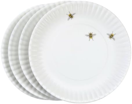 מרי לייק-תומפסון גחמניות גחמניות צלחות ארוחת ערב מלמין, סט של 4 MZ189PP גודל אחד בגודל אחד