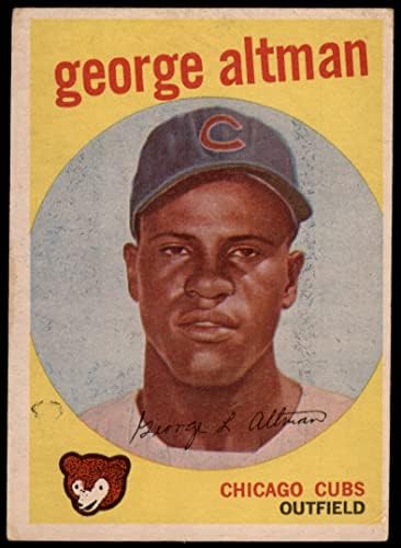 1959 Topps 512 George Altman Chicago Cubs VG Cubs