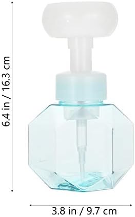בקבוקי נסיעות מתקן סבון מקציף בצורת פרחים, מקצף מקצף מקצף ביד בקבוק סבון נייד מיכל סבון פלסטיק מתקן סבון ריק נסיעה נוזל מיכל