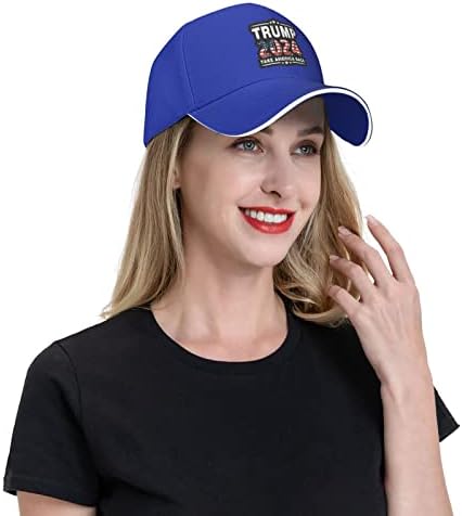 טראמפ 2024 קח את אמריקה בחזרה למבוגרים כובע בייסבול אישה כובע גולף כובע מתכוונן גבר אבא