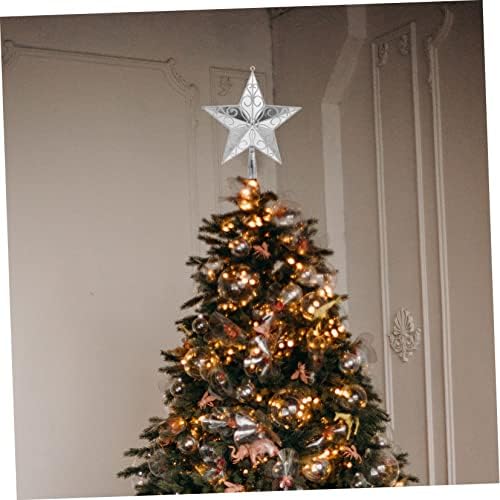 TERDYCOCO 1PC עץ חג המולד עליון עליון כוכב אביזרי יליד ילידת קישוטי כוכב קישוטים למסיבה עיצוב עץ טופר טופר קישוט