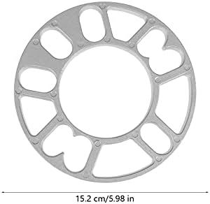 ויקאסקי אוניברסלי מתאם אוניברסלי מתאם 2 יחידות אלומיניום סגסוגת גלגלי מרווחי מעשי גלגל שימס עבור רכב רכב גלגל אביזרי 10 ממ