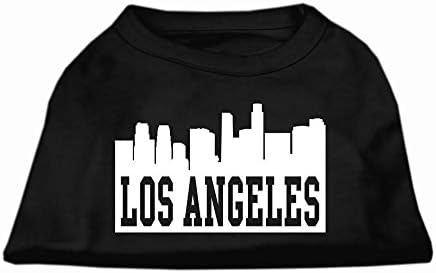 LOS ANGELES SKYLILE SCRPRINT חולצת כלבים שחורה XXL