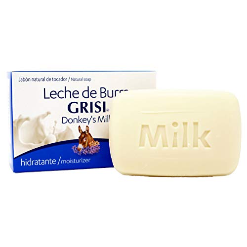 בר סבון לחות חלב חמור גריסי 3.5 עוז