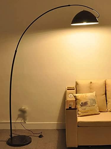 ZSEDP מנורת רצפה קפלים סלון סלון ספה מיטה מיטה מנורת שולחן אנכית LED חמה מנורת שלט רחוק