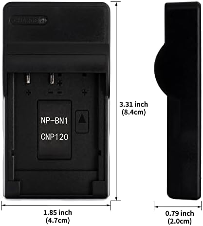 מטען USB של NORIFON NP-12 עבור CASIO EXILIM EX-S200, EX-S300, EX-Z31, EX-Z680, EX-Z690, EX-ZS10, EX-ZS12, EX-ZS15,