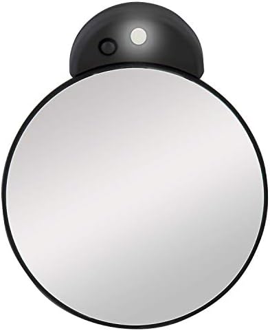 זאדרו 3.5 דיא. מראה קומפקטית לד מראה איפור פי 10 נסיעות מגדלת מראה יניקה כוס קיר רכוב איפור מראה