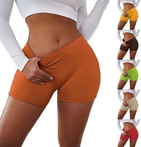 מכנסיים קצרים נמתחים לנשים זהירות חלקלקות כאשר אותיות רטובות מדפיסות מכנסי ספורט קצרים מותניים גבוהים הרמת מכנסי אופנוען