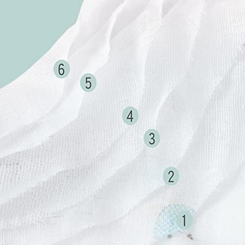 Inshere שמיכת שמיכה לתינוקות - שמיכות לתינוקות רכות קלות כותנה לבנים ובנות, עיצובים שובבים, 6 שכבות נושמות, משתלת