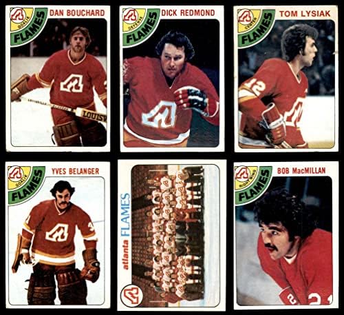 1978-79 Topps Calgary Flames ליד צוות סט אטלנטה להבות GD+ להבות