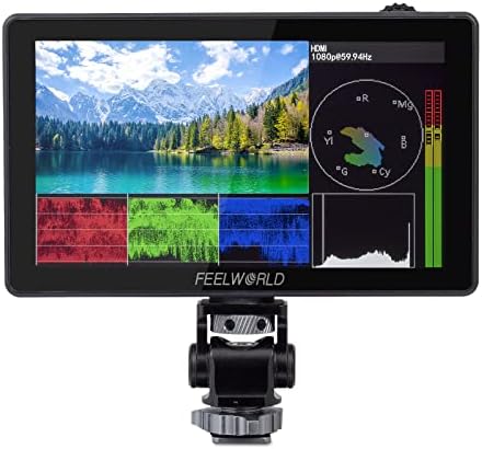 FeelWorld Lut5 ו- F7 Pro שדה מצלמה DSLR צג צג