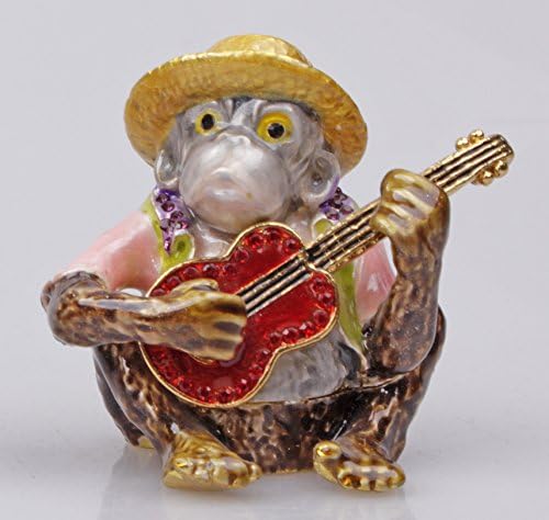 znewlook חמוד בצורת תכשיט תכשיטים בגיטרה קופסת תכשיטים מתכת