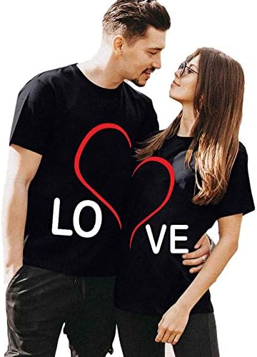 חולצות תואמות יואיין לזוגות אהבה - חולצת טריקו ליום האהבה בשבילו ועבור הזוגות התואמים בהתאמה אישית שלה