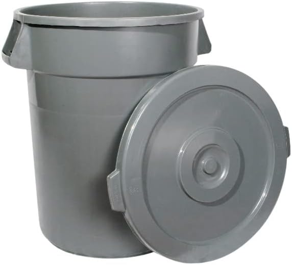 Winco Trash Can, 44 ליטר, אפור