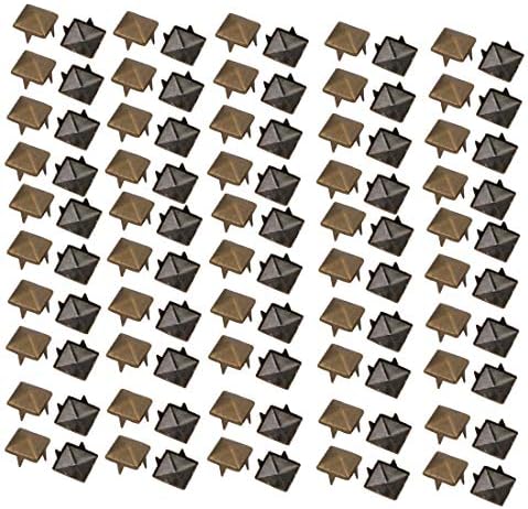חדש LON0167 100 יחידות 8 ממ נייר בצורת מרובע ברד טון ברונזה לראקפינג מלאכת DIY (100 Stücke 8 ממ Quadratisch