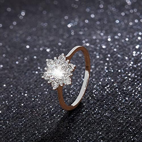 2023 אופנת נשים חדשה נסיכת יהלום טבעת כלה טבעת נישואין זוג מבטיחים טבעת אירוס