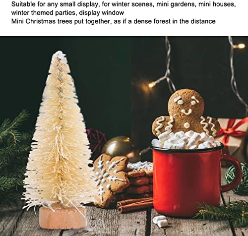עץ חג מולד קטנטן, גובה קישוט שולחן 24 יחידות 2.4 אינן עץ חג המולד מיניאטורי עץ עץ עץ חלון תצוגה
