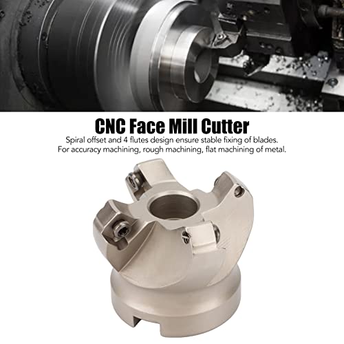 Qinlorgo Face Mill, CNC Face Thring Cutter Firm עמיד לתקן קשיות גבוהה עבור SEKT1204