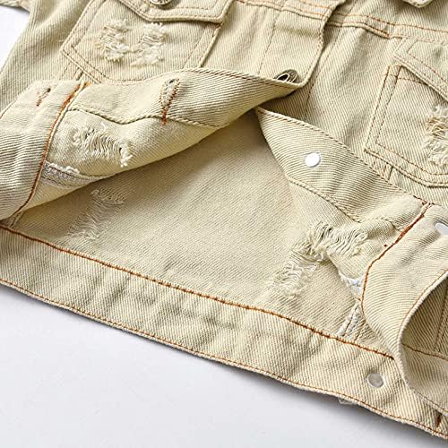 6 חודשים -7 שנים ילדים תינוקות בסיסיים מעיל מעיל מעיל פעוטות בנות בנות כפתור בג'ינס מעילים בגדים מזדמנים עליונים