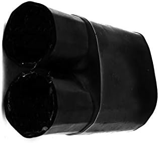 AEXIT 98 ממ/38 ממ 2 אביזרי צינור דרך חום התכווצות אתחול שחור למחברים צינורות מיקרובור 150-240 ממ 2 חוט