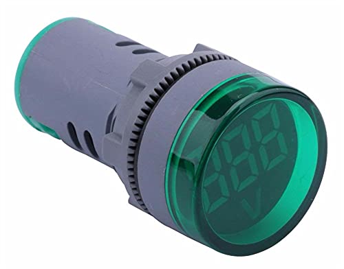 תצוגת LED PHNT דיגיטלית MINI VOLTMETER AC 80-500V מתח מתח מד בודק וולט צג לוח אור
