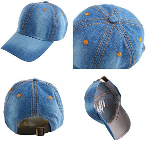 כובע Bling Rhinestone Bling של JWeemax, כובע בייסבול בייסבול פרחוני מתכוונן כובע בייסבול לגברים ונשים