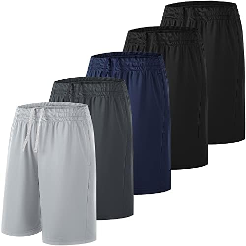 טייקטו בני ספורט מכנסיים קצרים אלסטי כדורסל מכנסיים קצרים מהיר יבש נוער מכנסיים ספורט כדורגל מכנסיים קצרים לבנים