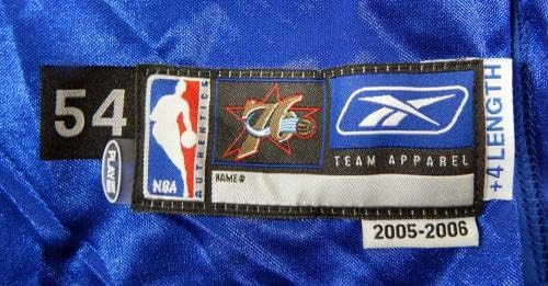 2005-06 פילדלפיה 76ers משחק ריק הונחה כחול ג'רזי 52 DP44802 - משחק NBA בשימוש