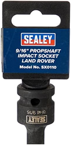 Sealey SX0110 שקע השפעה על Propshaft 9/16 1/2 SQ Drive - Land Rover - Black