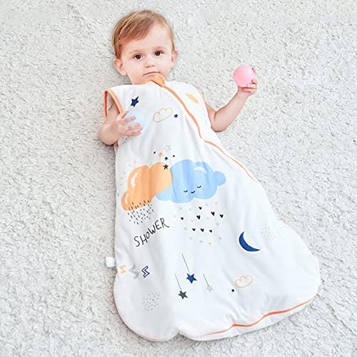 Funupup שמיכה לבישה לתינוק 2.5 פעוט פעוט שק שינה שק שינה שקית עם רוכסן דו כיווני לתינוקות ובנים