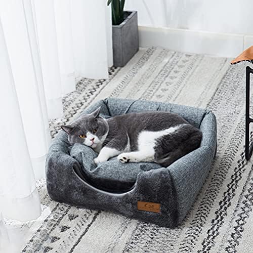 באלאקו חתול מיטת מערת לחיות מחמד אוהל קן לחיות מחמד בית שינה מחצלת חתול שק שינה חורף מפנק מלבב מיטת עבור