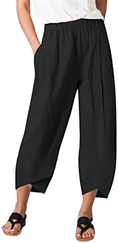 בתוספת גודל מכנסי קז ' ואל סט לנשים נשים יומי מזדמן שמונה אורך שמלת מכנסיים לנשים עסקים מקרית גודל