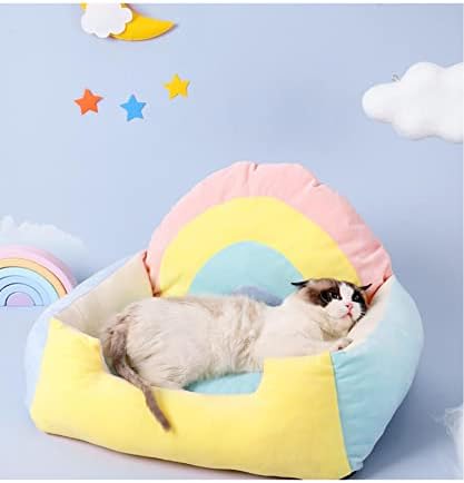 עצמי התחממות חתול מיטה-צבעוני לחיות מחמד קשת בית-מחצלת כרית מיטת בית עבור כלב חתול מחמד בית אספקת