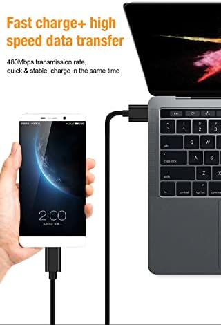 כבל מיקרו USB, כבל מטען אנדרואיד 1M אנדרואיד ארוך כבלים טעינה מהירה תואמים ל- Samsung Galaxy S6 S7 Edge, Android & Windows