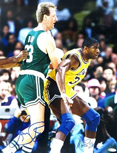 מג'יק ג'ונסון לארי ציפור חתמה על חתימה 16x20 צילום 271/500 UDA BAC35458 - תמונות NBA עם חתימה עם חתימה