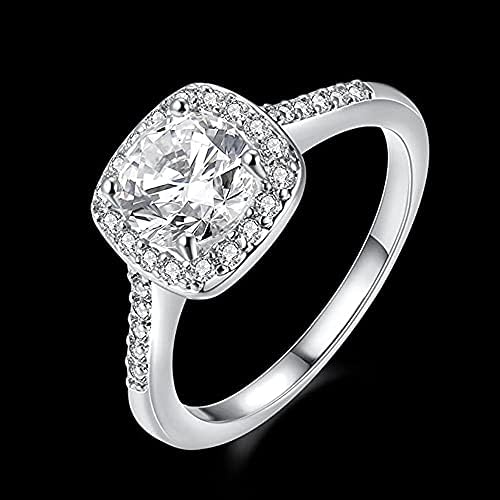 תכשיטי אופנה WDIYEIETN 925 טבעת נישואין של טבעת טבעת סטרלינג סטרלינג CHILT