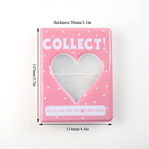 N/A אלבום תמונות מחזיק כרטיסים אחסון אחסון Hollow Love Love Heart Heart Photo Card Card Card Buder Photocard Holder