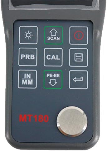 GRAIGAR MT180 עובי אולטרה סאונד מטפר מטפר מטווח מדידת טווח מדידה 0.65 ממ -600 ממ