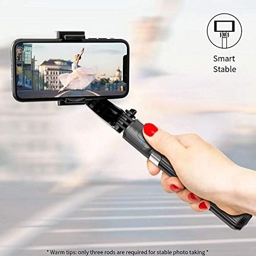 Stand Wabe Stand and Mount תואם ל- Samsung Galaxy Xcover6 Pro - Gimbal Selfiepod, Selfie Stick Stick הניתן להרחבה וידאו מייצב
