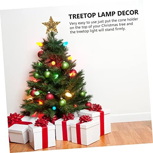 Callaron 1PC אורות עץ חג המולד קישוטי חוץ קישוטי Hristmas אורות Chrismas אורות עץ LED LED DECER DECE
