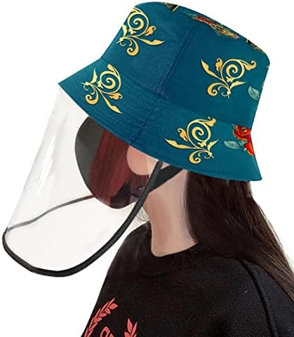 כובע מגן למבוגרים עם מגן פנים, כובע דייג אנטי שמש, נוף מגדל אייפל פריז