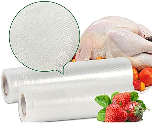 שקיות איטום ואקום - 6 רולס שקיות שומר מזון עבות יותר כבד סו סו וידיאו תיק מסחרי BPA בחינם