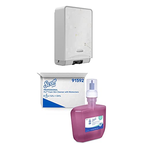 Kimberly-Clark Professional Icon ™ SOAP Automatic Automatic Seapenser ו- Sanitizer, עם לוחית הפנים של דובדבן Blossom; 1 מתקן