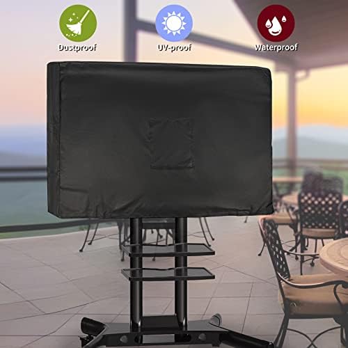 עגלת טלוויזיה ניידת של Andacar עבור עגלת טלוויזיה ניידת בגודל 60-72 אינץ